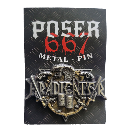 3D Metal Pin - Snake Crest