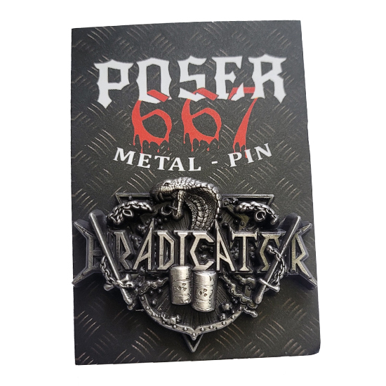 3D Metal Pin - Snake Crest